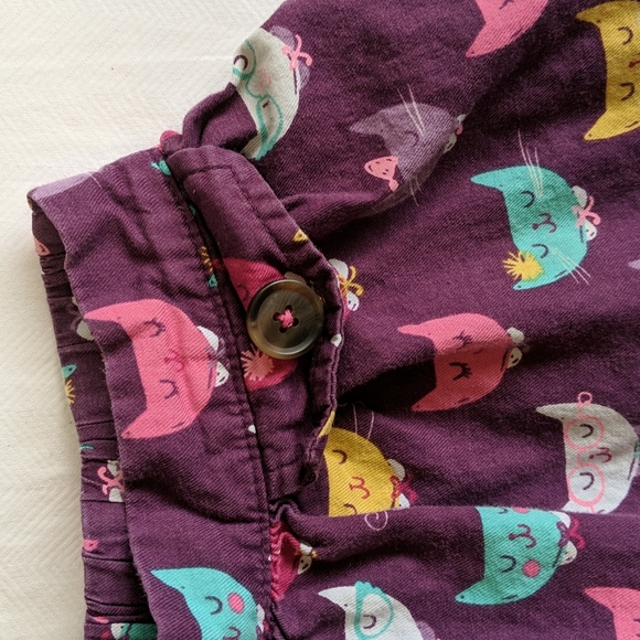 cherokee colorful cat print cotton skater skirt 12 months baby girl - Picture 2 of 5